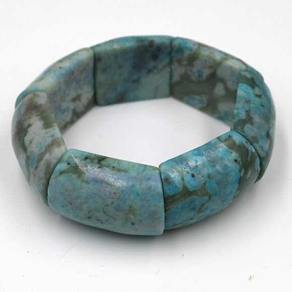 Multicolor Turquoise Stretch Bracelet - Picture 1 of 6